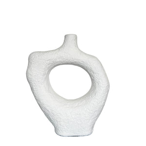 luna vase white